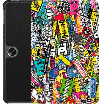 Чехол для Oppo Pad Neo Multicolored Inscriptions (56705)