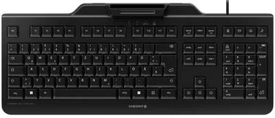 Klawiatura przewodowa Cherry KC 1000 SC USB Black (JK-A0100DE-2)