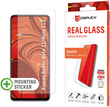 Захисне скло Displex 2D Screen Protector для Xiaomi Redmi Note 11/11S (4260696571772)