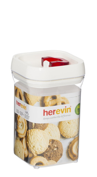 Контейнер для сыпучих продуктов Herevin Red 1 л (161202-001)