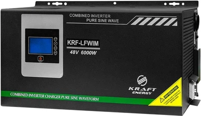Гібридний інвертор Kraft KRF-LFWIM 6 кВт 48В 1Ф (42-00090)