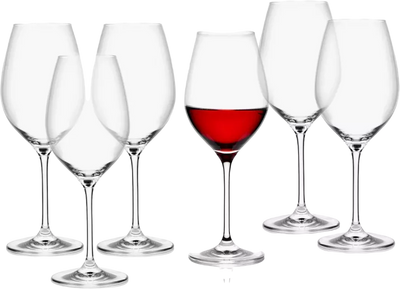 Zestaw kieliszków do czerwonego wina Duka Aspen transparentny szkło 550 ml 6 szt (5901912199132)