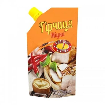 Ящик міцної гірчиці Чугуєв продукт 130 г х 7 шт