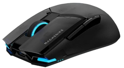 Геймерська акумуляторна бездротова миша 8000 DPI MACHENIKE M7Pro PixArt PAW3104 RGB Black (M7-3104B)