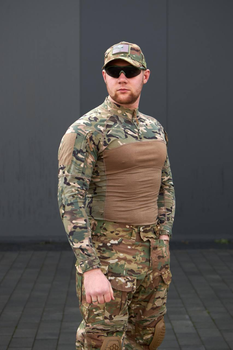 Тактична бойова потовідвідна сорочка Tactical Series Multicam мультикам 2XL