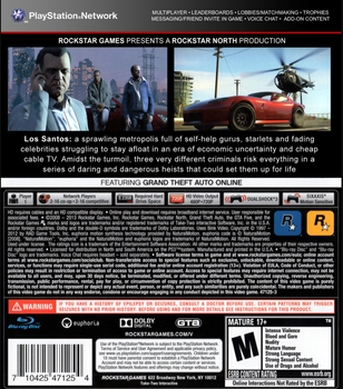 Gra PS3 Grand Theft Auto 5 Greatest Hits (Blu-ray) (0710425471254)