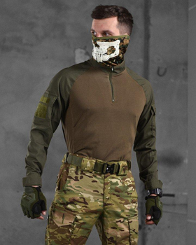 Армейская боевая рубашка убакс S олива (85887)