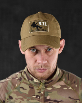 Мужская кепка 5.11 Tactical бейсболка летняя койот (14936)