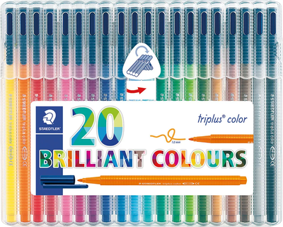 Zestaw flamastrów Staedtler Triplus Color 20 szt (4007817323182)