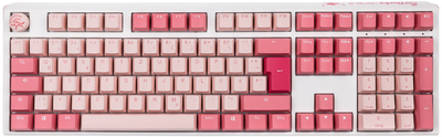 Клавіатура дротова Ducky One 3 Gossamer Cherry MX Speed Silver Pink (100043122)