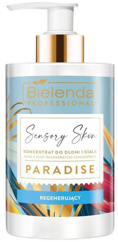 Koncentrat do dłoni i ciała Bielenda Sensory Skin Paradise Regenerujący 300 ml (5902169059026)