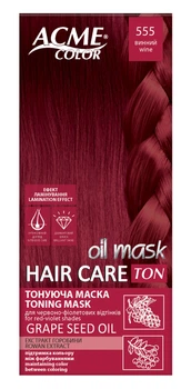 Тонирующая маска для волос Acme Color Hair Care Ton oil mask №555 Wine (ROZ6400230645)