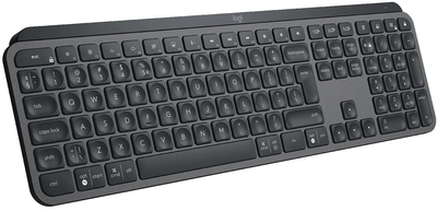 Клавіатура бездротова Logitech MX Keys for Business Wireless Black (920-010251)