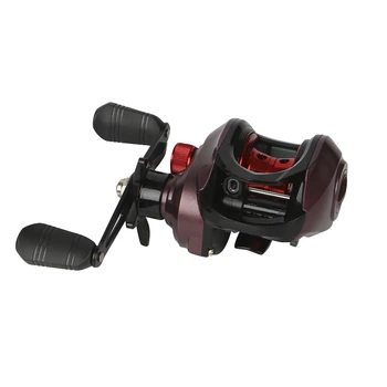Катушка мультипликаторная Yumoshi AK 200 Purple-Black Right рыболовная для спиннинга