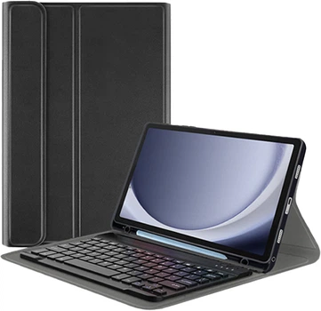 Чохол-клавіатура для планшета AIRON Premium для Samsung Galaxy Tab A9 Plus 11" 2023 Bluetooth Black (4822352781115)