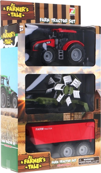 Traktor Ramiz Farm Tractor Set do przewracania siana z wywrotką (5903864950090)