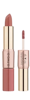 Матовая помада 2 в 1 O.TWO.O - 2 in 1 Matte Liquid Lipstick Тон 4