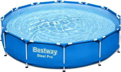 Каркасний басейн Bestway Steel Pro 3 in 1 з фільтруючою помпою 366 x 76 см (6942138972467)