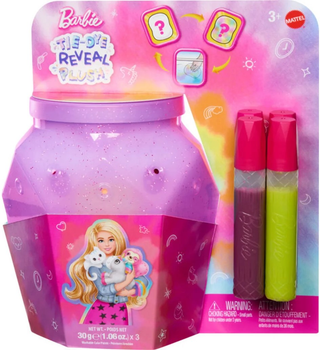 Zestaw kreatywny Barbie Tie-Dye Reveal Pluszak do malowania Jednorożec HWD29/HWD30 (0194735212712)