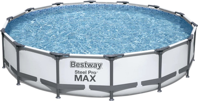 Каркасний басейн Bestway Steel Pro Max 3 in 1 з фільтруючою помпою 427 x 84 см (6942138983210)