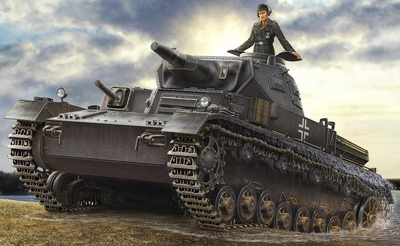 Збірна модель HobbyBoss PzKpfw IV Ausf D/Tauch масштаб 1:35 (6939319201324)