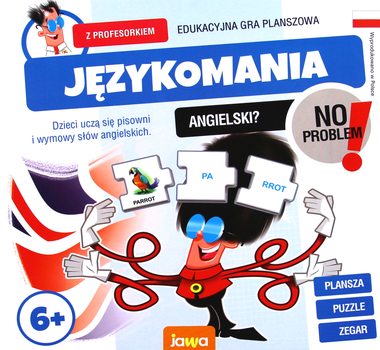 Gra planszowa Jawa Jezykomania z profesorkiem Angielski (5901838005470)