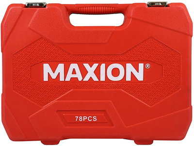 Набор инструментов Maxion 1/2” и 1/4” Cr-V 78 единиц (MXTL-PC78)
