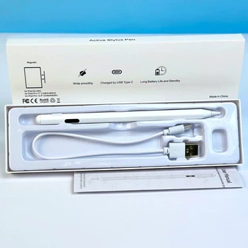 Стилус 2268 Active Stylus Pen for iPad mini, Air, Pro с цифровым дисплэем, белый