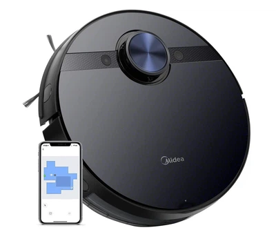 Робот-пилосос з вологим прибиранням Midea M7 Black