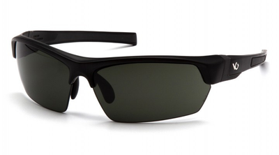 Очки поляризационные защитные 2в1 Venture Gear Tensaw Polarized (forest gray) чёрно-зелёные