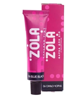 Краска для ресниц и бровей Zola 06 Blue Black 15 мл