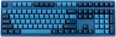Клавиатура проводная Akko 3108DS Ocean Star 108Key CS Orange V2 USB-A EN/UKR No LED Blue (6925758614214)