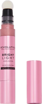 Rozświetlacz do twarzy Makeup Revolution Bright Light Liquid w płynie Divine Dark Pink 3 ml (5057566555845)