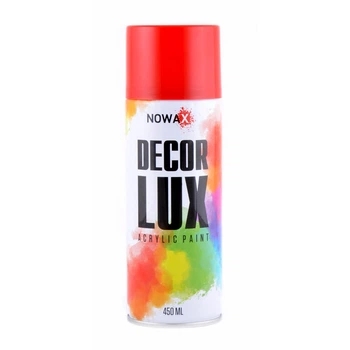 Фарба-спрей NOWAX акрилова DECOR LUX 3020 Червоний 450ml (2776647)