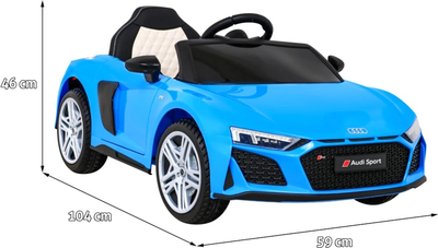 Samochód elektryczny Ramiz Audi R8 Lift Niebieski (5903864914665)