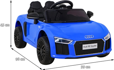 Samochód elektryczny Ramiz Audi R8 Niebieski (5903864914658)