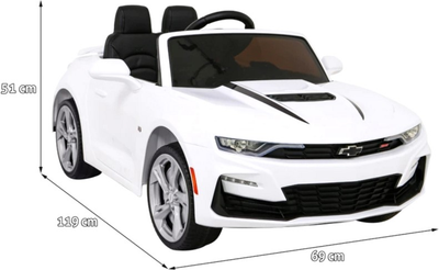 Електромобіль Ramiz Chevrolet Camaro 2SS Білий (5903864951479)