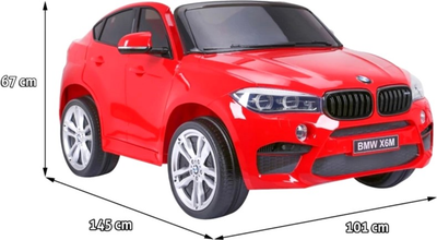 Samochód elektryczny Ramiz BMW X6M XXL Czerwony (5903864906318)