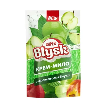 Жидкое крем-мыло Super Blysk Яблоко дой-пак, 460мл SB52025