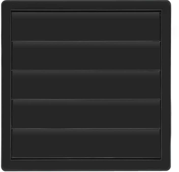 Вентиляционная решетка-жалюзи AIRROXY 80-150 170x170 Graphite c регулировкой