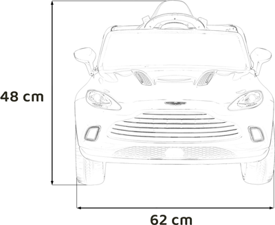 Електромобіль Ramiz Aston Martin DBX Чорний (5903864941098)