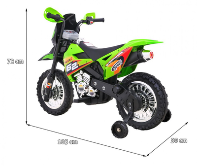 Motocykl elektryczny Ramiz Cross Zielony (5903864904598)