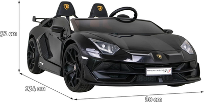 Samochód elektryczny Ramiz Lamborghini SVJ Drift Czarny (5903864914009)