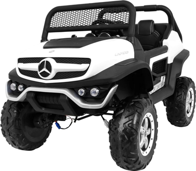 Електромобіль Ramiz Mercedes Benz Unimog Білий (5903864907674)