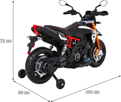 Motocykl elektryczny Ramiz Aprilia Czarny (5903864942873)