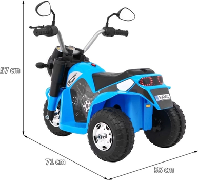 Електромотоцикл Ramiz MiniBike Синій (5903864905984)