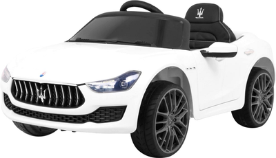 Електромобіль Ramiz Maserati Ghibli Білий (5903864907360)