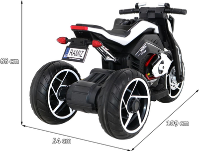 Електромотоцикл Ramiz Motor Future Білий (5903864913637)