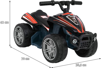 Quad elektryczny Ramiz Little Monster Czarny (5903864907612)