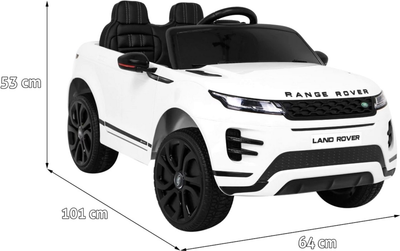 Samochód elektryczny Ramiz Range Rover Evoque Biały (5903864913088)